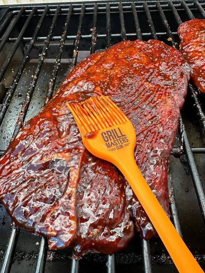 Grill Masters Club 8.5" Silicone BBQ Mop Brush - Orange - Angler's Pro Tackle & Outdoors