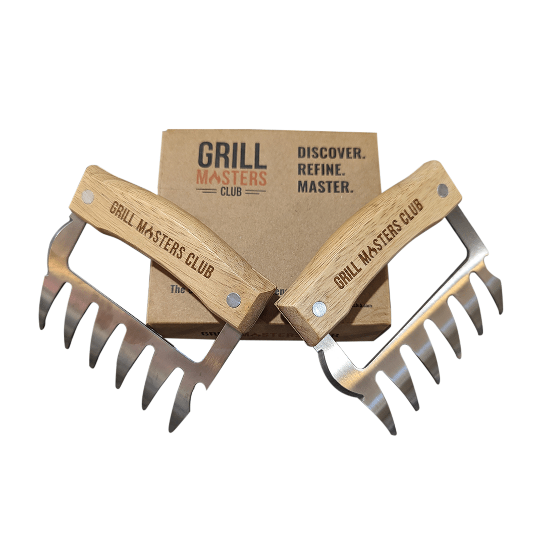 Grill Masters Club BBQ Super Bundle: Cutting Board, Meat Claws & Spatula - Angler's Pro Tackle & Outdoors