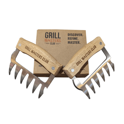 Grill Masters Club BBQ Super Bundle: Cutting Board, Meat Claws & Spatula - Angler's Pro Tackle & Outdoors