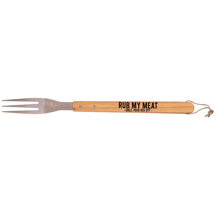 Grill Your Ass Off Barbecue Fork 16 1/4" Bamboo - Angler's Pro Tackle & Outdoors