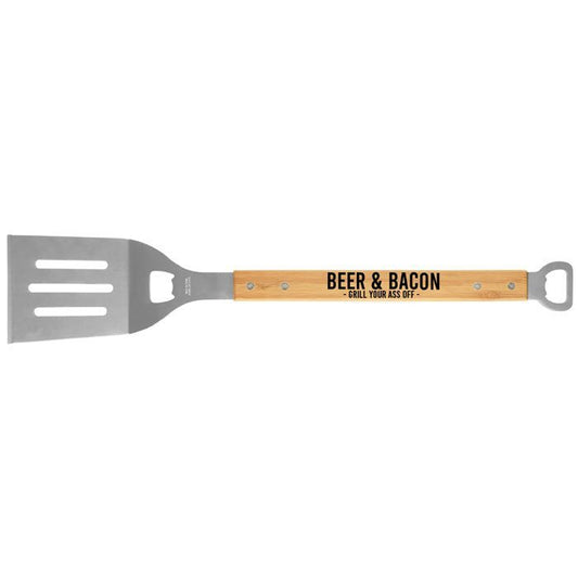 Grill Your Ass Off Barbecue Spatula with Bottle Opener - Angler's Pro Tackle & Outdoors