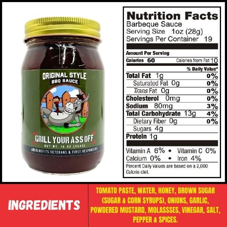 Grill Your Ass Off BBQ Sauce - Angler's Pro Tackle & Outdoors