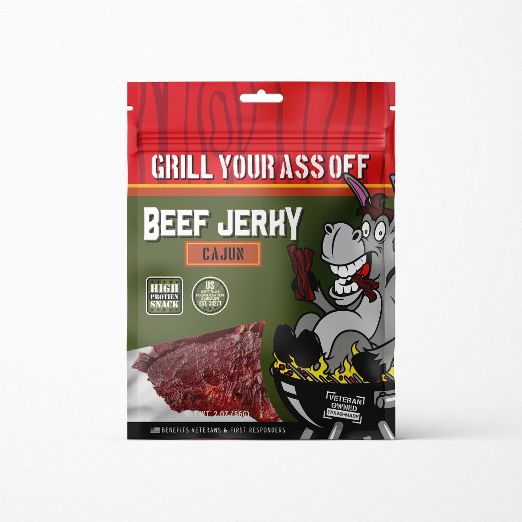 Grill Your Ass Off Cajun Beef Jerky - Angler's Pro Tackle & Outdoors