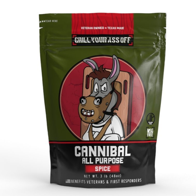 Grill Your Ass Off Cannibal All Purpose Spice™ - Angler's Pro Tackle & Outdoors