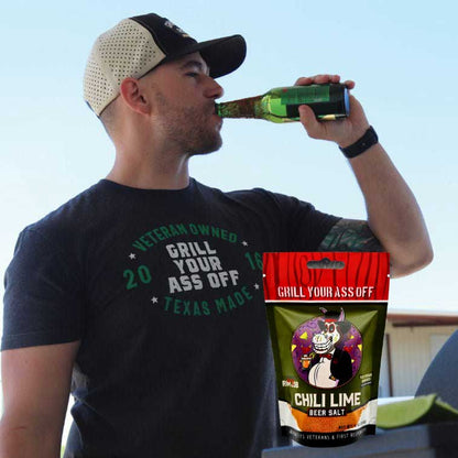 Grill Your Ass Off Chili Lime Beer Salt - Angler's Pro Tackle & Outdoors