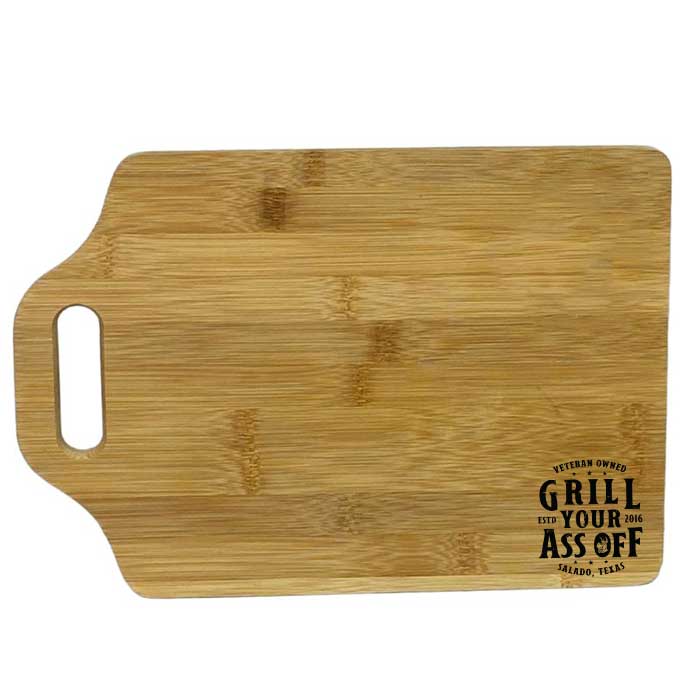 Grill Your Ass Off Custom Cutting Board 13" x 9" - Angler's Pro Tackle & Outdoors