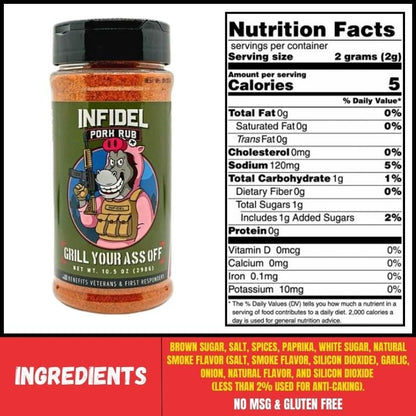 Grill Your Ass Off Infidel Pork Rub™ - Angler's Pro Tackle & Outdoors