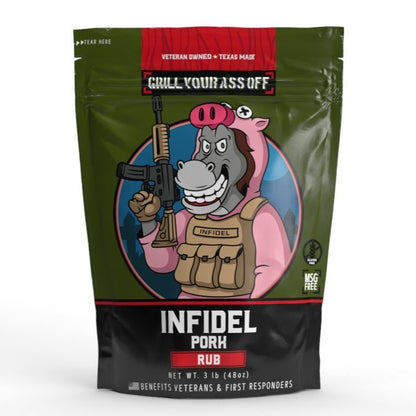 Grill Your Ass Off Infidel Pork Rub™ - Angler's Pro Tackle & Outdoors