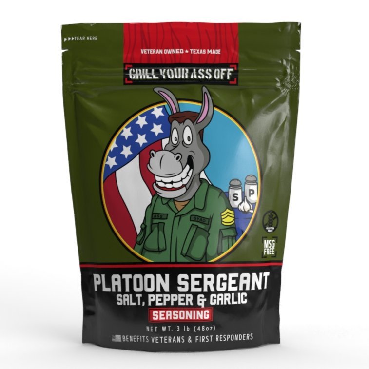 Grill Your Ass Off Platoon Sergeant Seasoning - Angler's Pro Tackle & Outdoors