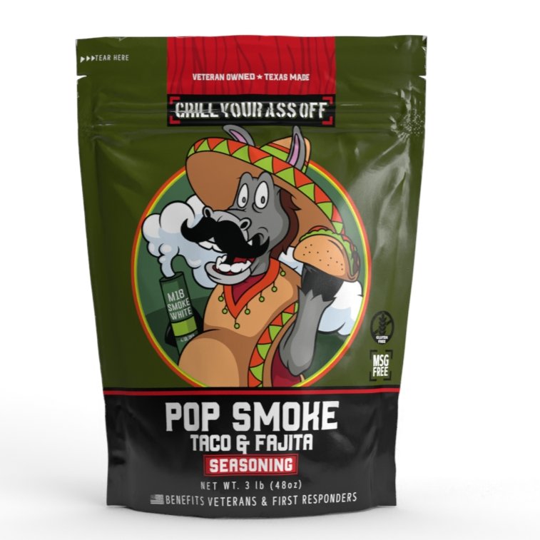 Grill Your Ass Off Pop Smoke Taco & Fajita Seasoning™ - Angler's Pro Tackle & Outdoors