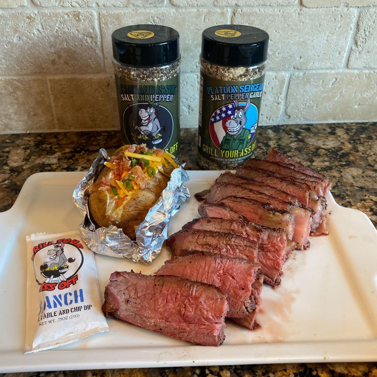 Grill Your Ass Off Standard Issue Salt & Pepper - Angler's Pro Tackle & Outdoors