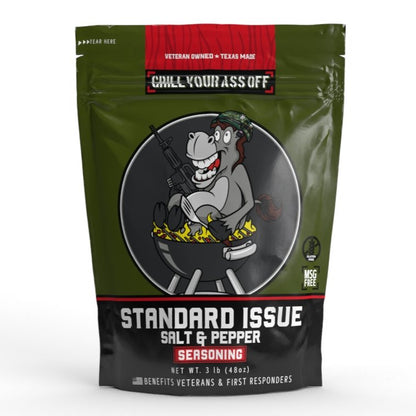 Grill Your Ass Off Standard Issue Salt & Pepper - Angler's Pro Tackle & Outdoors