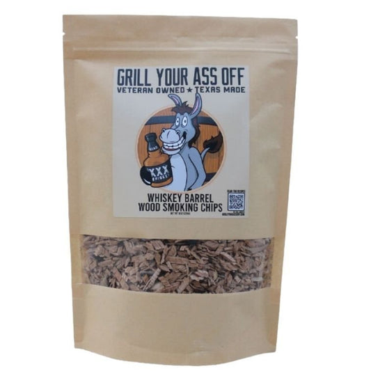 Grill Your Ass Off Whiskey Barrel Wood Chips - Angler's Pro Tackle & Outdoors