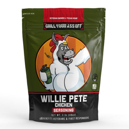 Grill Your Ass Off Willie Pete Chicken Seasoning™ - Angler's Pro Tackle & Outdoors