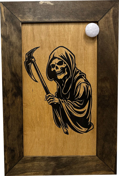 Bellewood Designs - Hidden Gun Safe With Grim Reaper Design