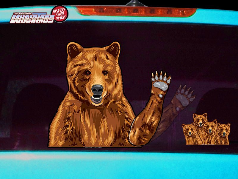 Grizzly Bear 399 With Cubs Waving - Angler's Pro Tackle & Outdoors