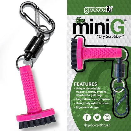 Grooveit miniG – Compact Dry Golf Brush