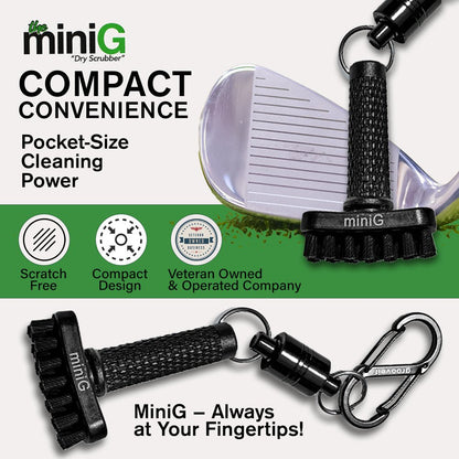 Grooveit miniG – Compact Dry Golf Brush