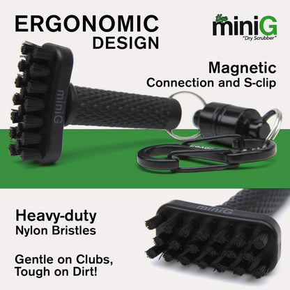 Grooveit miniG – Compact Dry Golf Brush