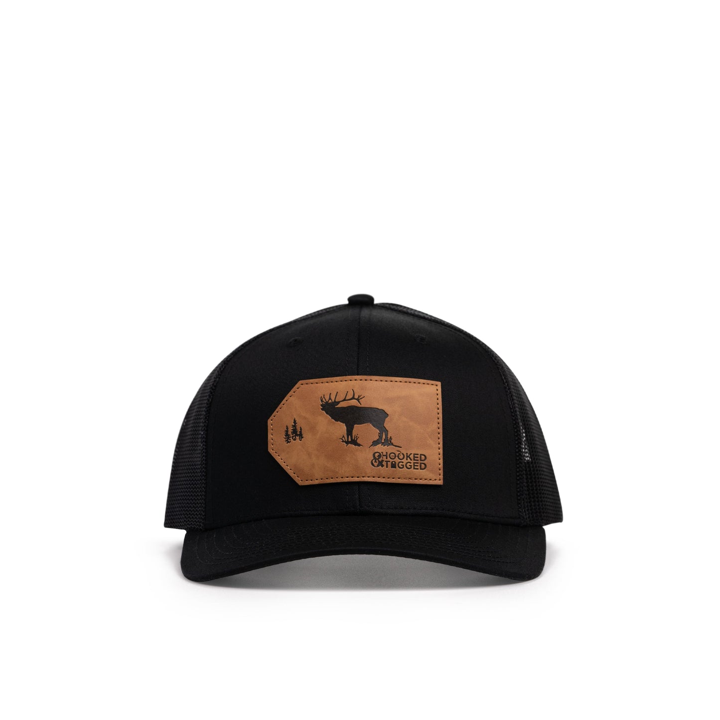 Hooked & Tagged  - Elk Patch Hat