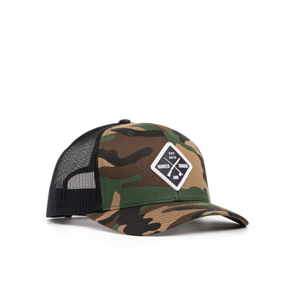 Hooked & Tagged  - Shotgun & Fly Rod Patch Hat