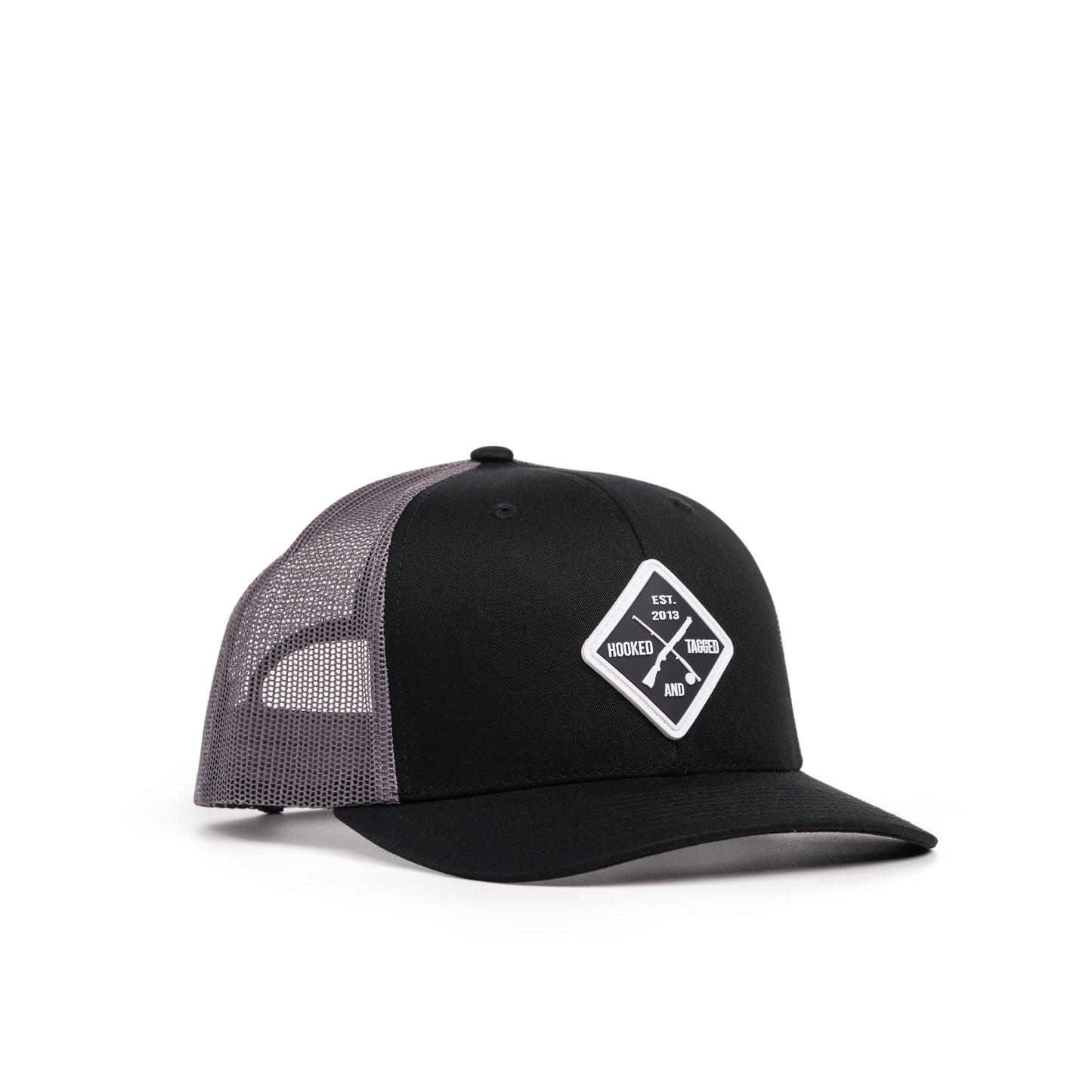 Hooked & Tagged  - Shotgun & Fly Rod Patch Hat