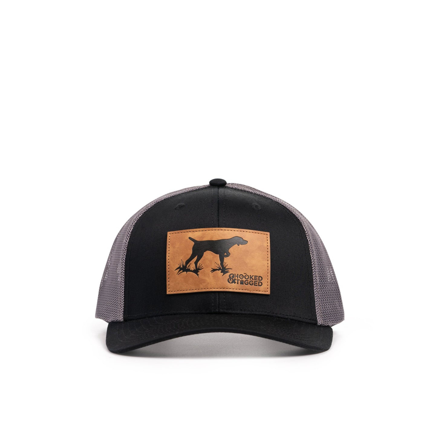 Hooked & Tagged  - Pointer Dog Patch Hat