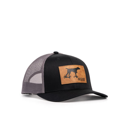 Hooked & Tagged  - Pointer Dog Patch Hat