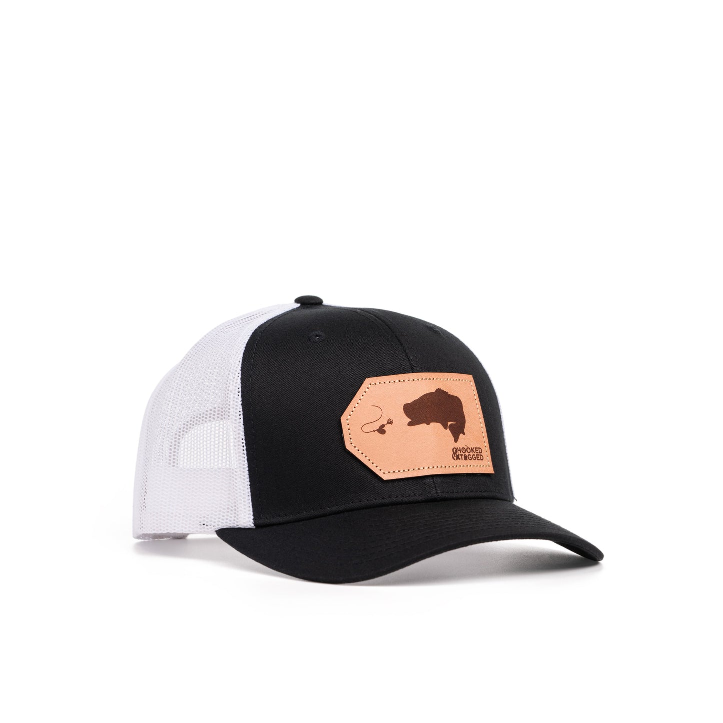 Hooked & Tagged  - Largemouth Bass Patch Hat