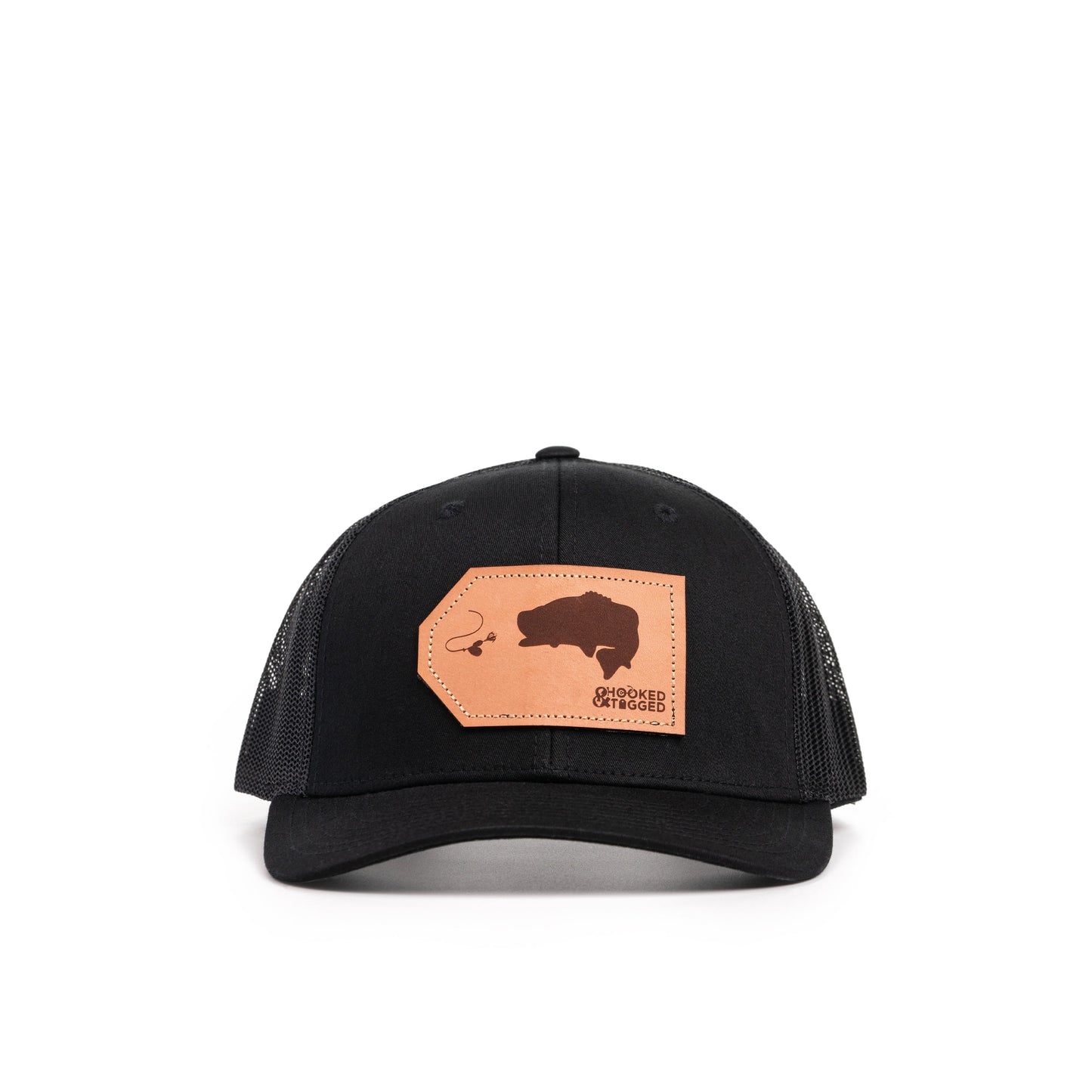 Hooked & Tagged  - Largemouth Bass Patch Hat