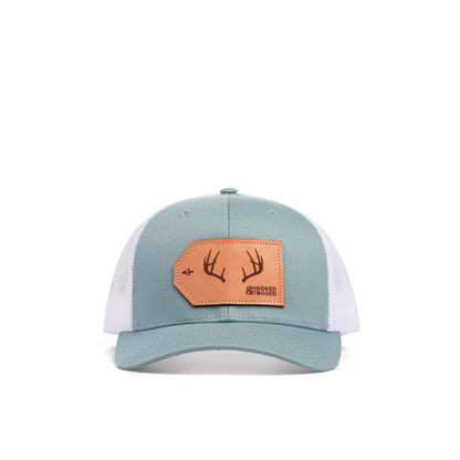 Hooked & Tagged  - Buck Antler Patch Hat