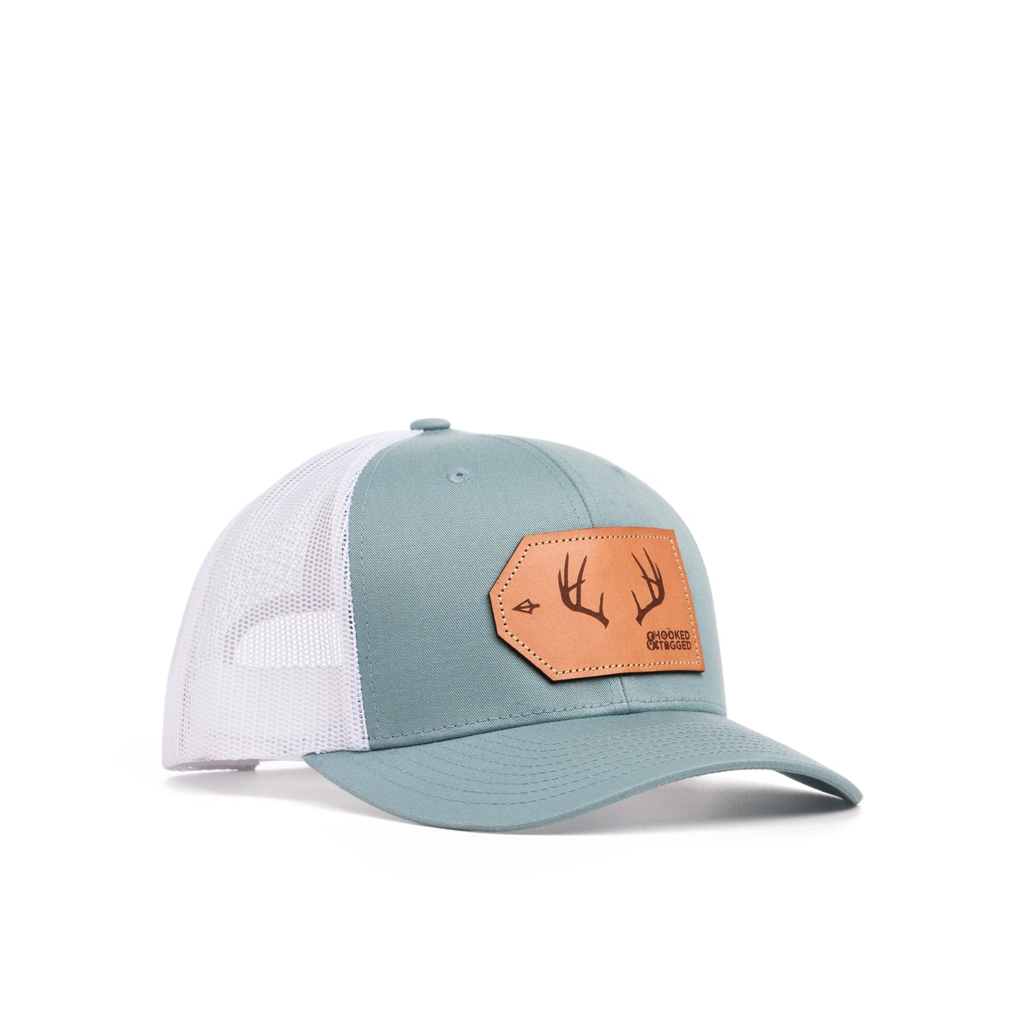 Hooked & Tagged  - Buck Antler Patch Hat