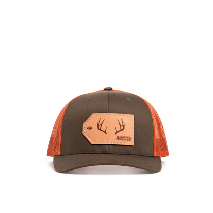 Hooked & Tagged  - Buck Antler Patch Hat