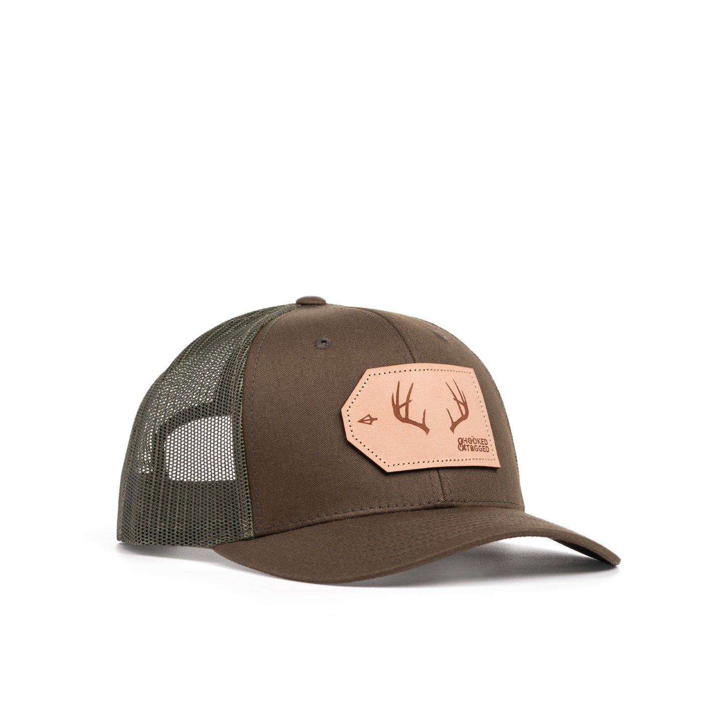 Hooked & Tagged  - Buck Antler Patch Hat