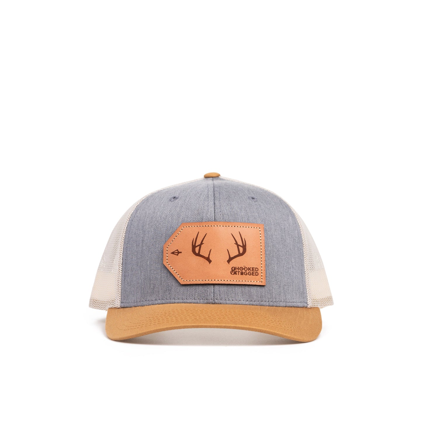 Hooked & Tagged  - Buck Antler Patch Hat