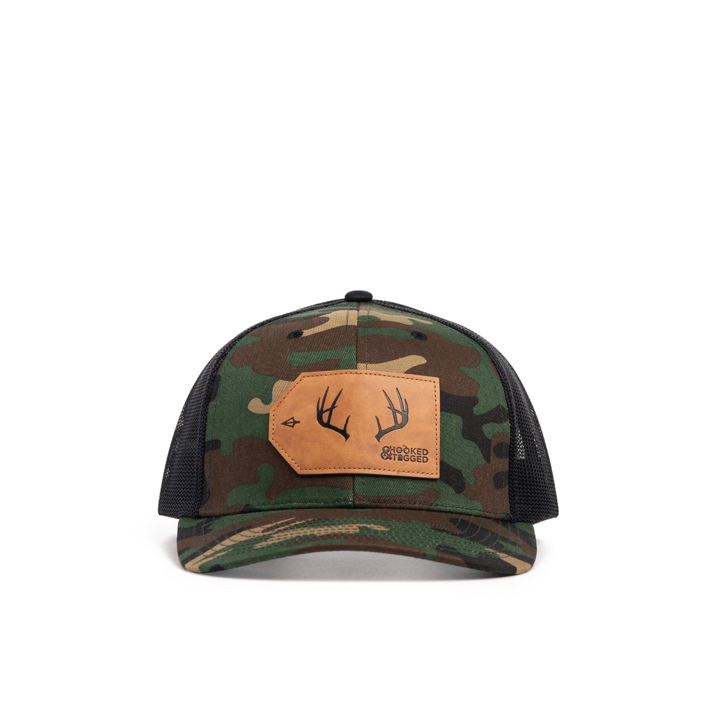 Hooked & Tagged  - Buck Antler Patch Hat