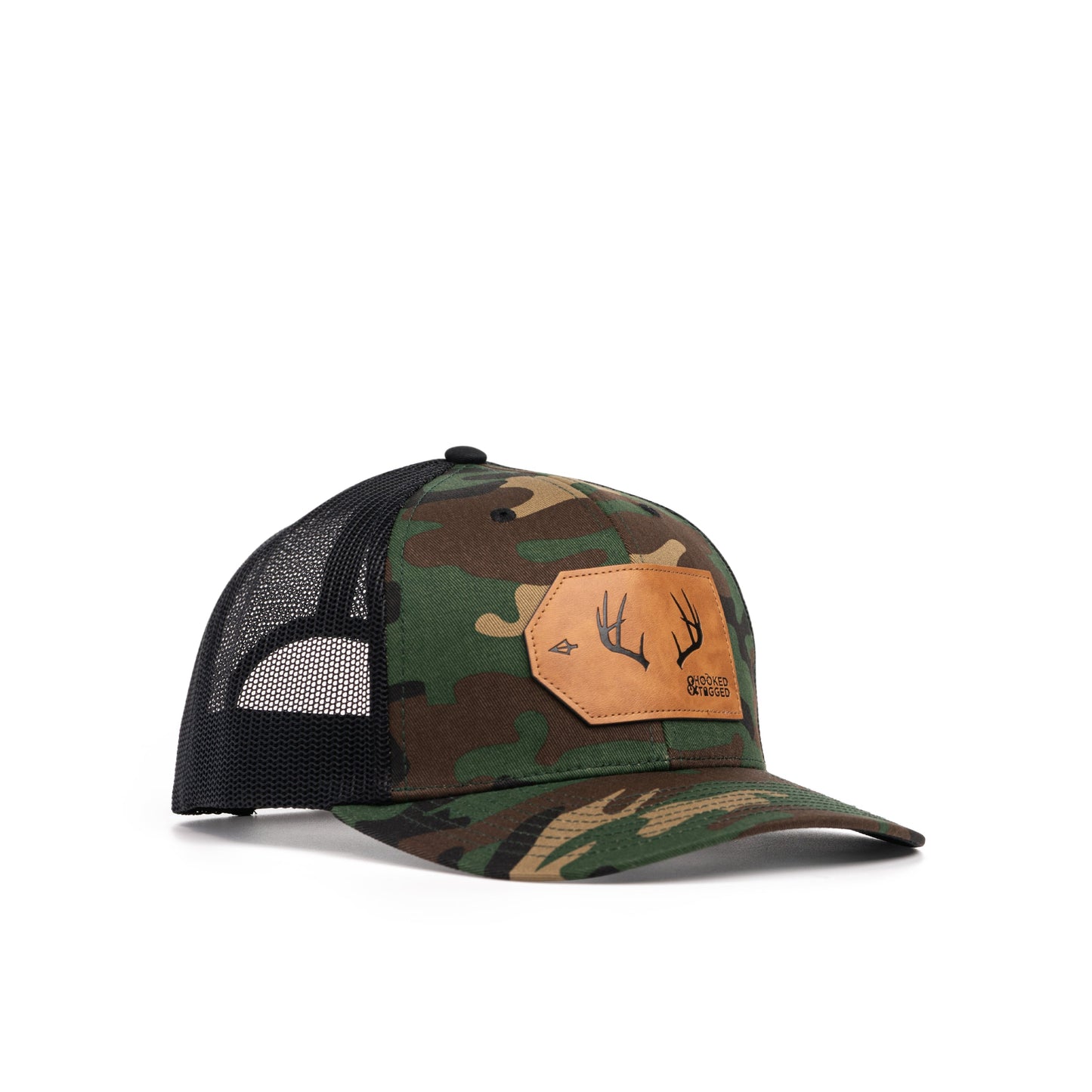 Hooked & Tagged  - Buck Antler Patch Hat