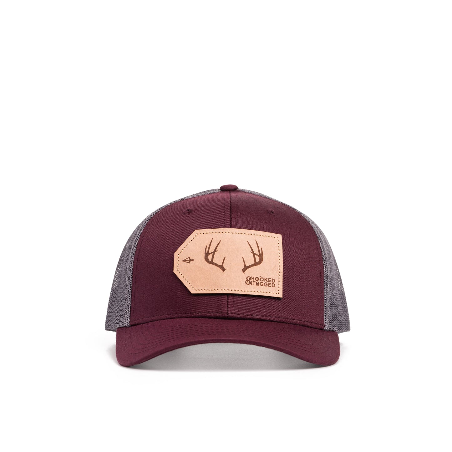 Hooked & Tagged  - Buck Antler Patch Hat