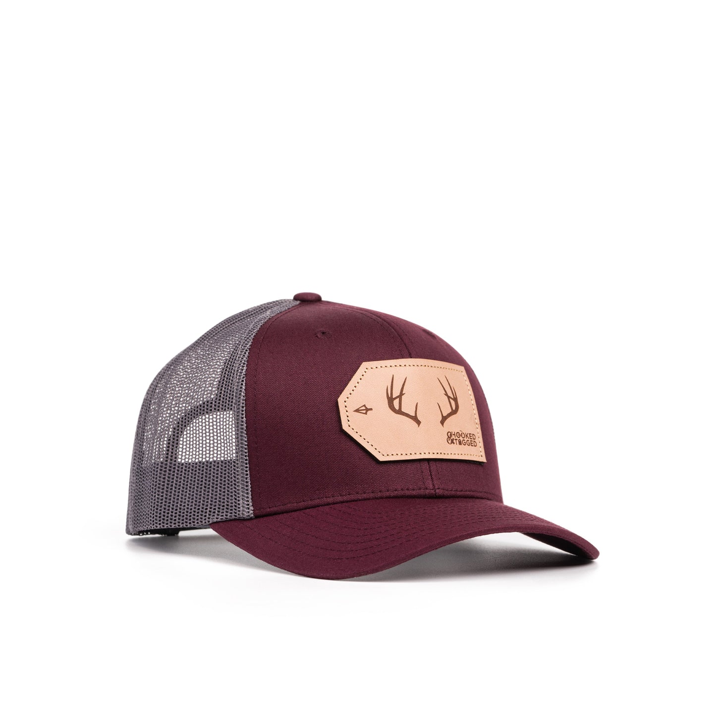Hooked & Tagged  - Buck Antler Patch Hat