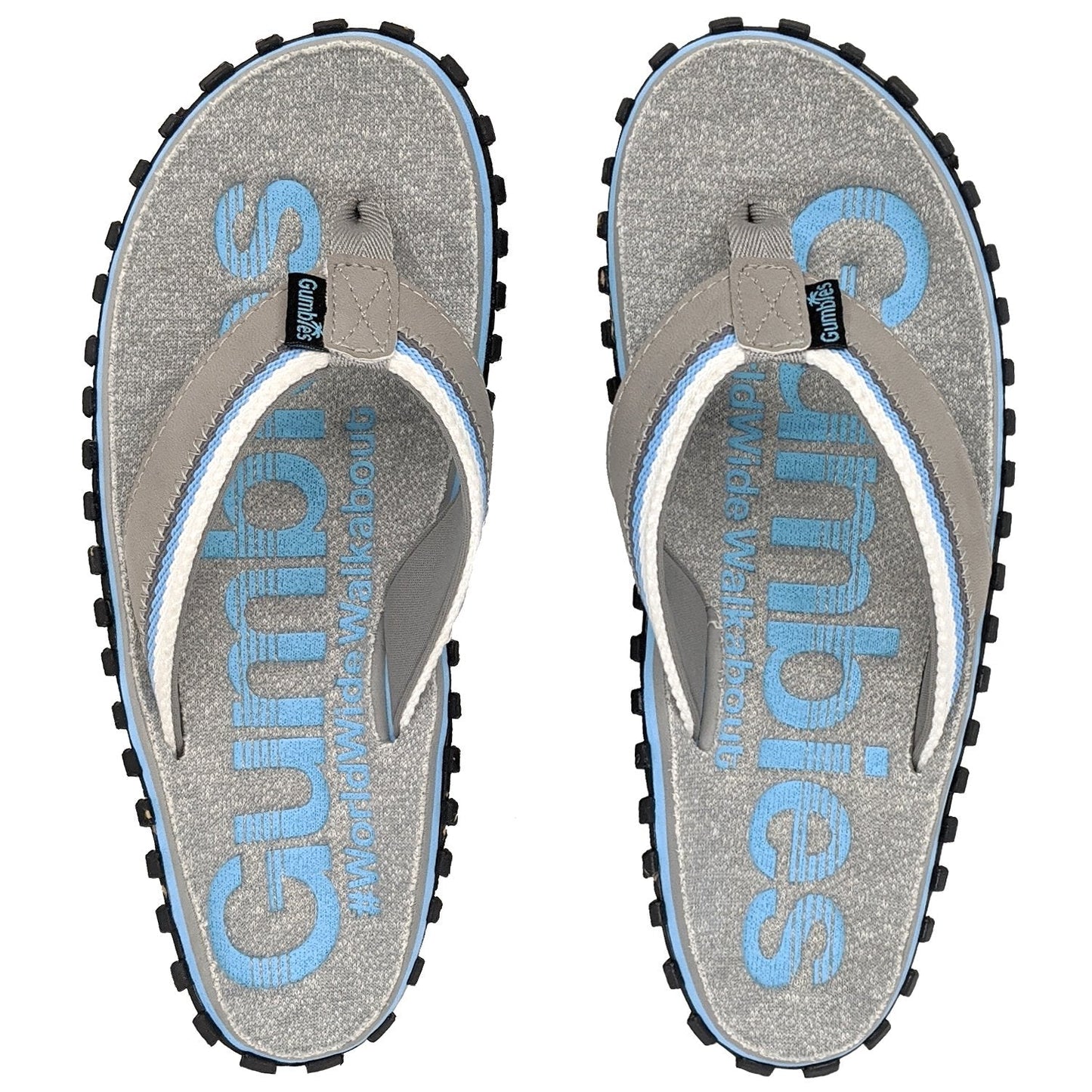 Gumbies Cairns - Flip-Flops - Men's - Light Blue - Angler's Pro Tackle & Outdoors