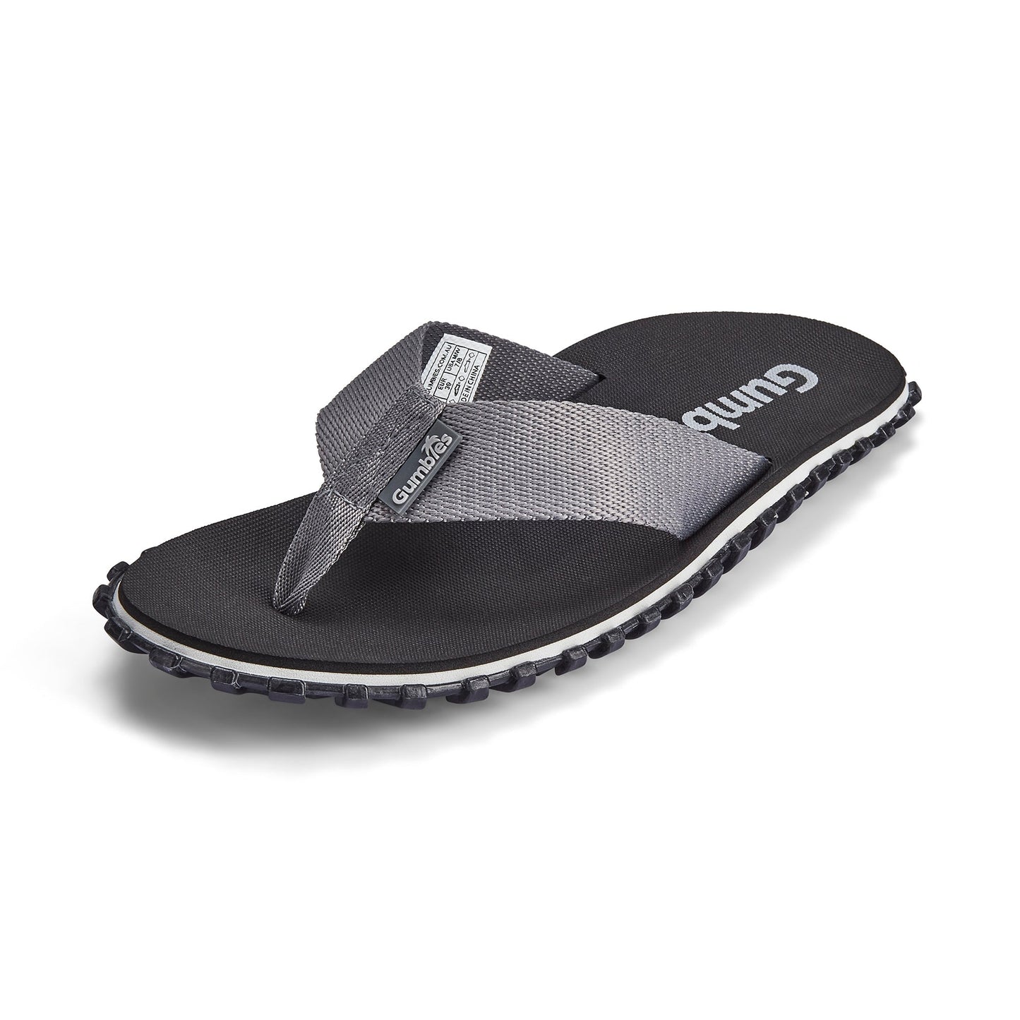 Gumbies Duckbill - Flip-Flops - Men's - Black & Grey - Angler's Pro Tackle & Outdoors