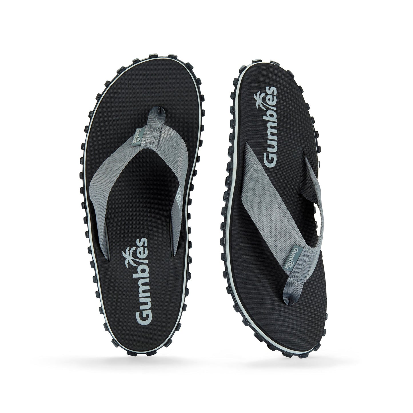 Gumbies Duckbill - Flip-Flops - Men's - Black & Grey - Angler's Pro Tackle & Outdoors