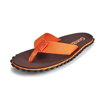 Gumbies Duckbill Flip-Flops - Men's - Brown & Orange - Angler's Pro Tackle & Outdoors