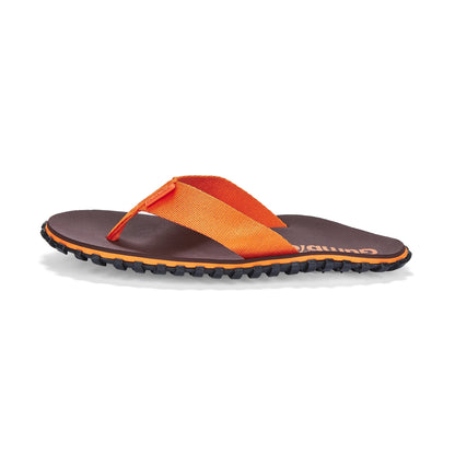 Gumbies Duckbill Flip-Flops - Men's - Brown & Orange - Angler's Pro Tackle & Outdoors