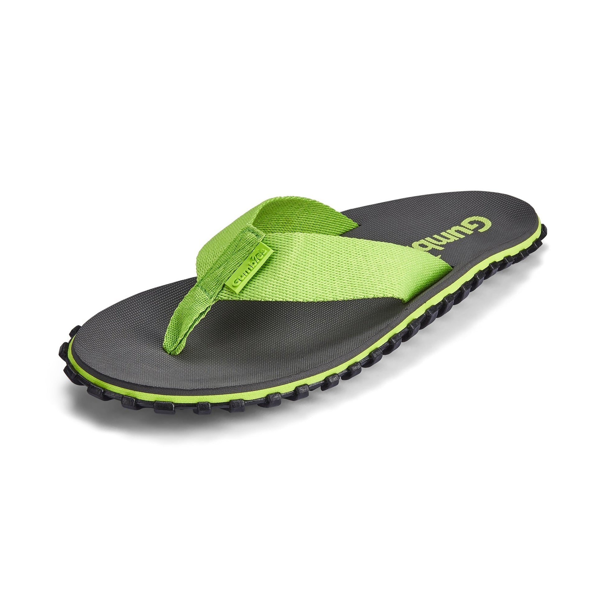 Gumbies Duckbill Flip-Flops - Men's - Grey & Lime - Angler's Pro Tackle & Outdoors