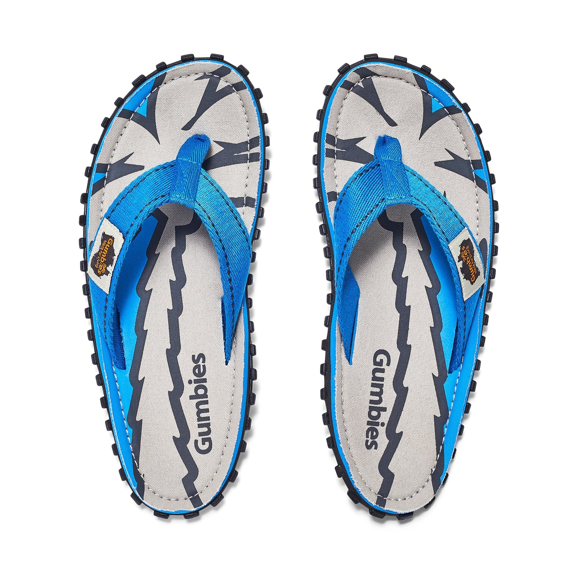 Gumbies Islander Flip-Flops - Men's - Blue Palms - Angler's Pro Tackle & Outdoors
