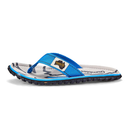 Gumbies Islander Flip-Flops - Men's - Blue Palms - Angler's Pro Tackle & Outdoors