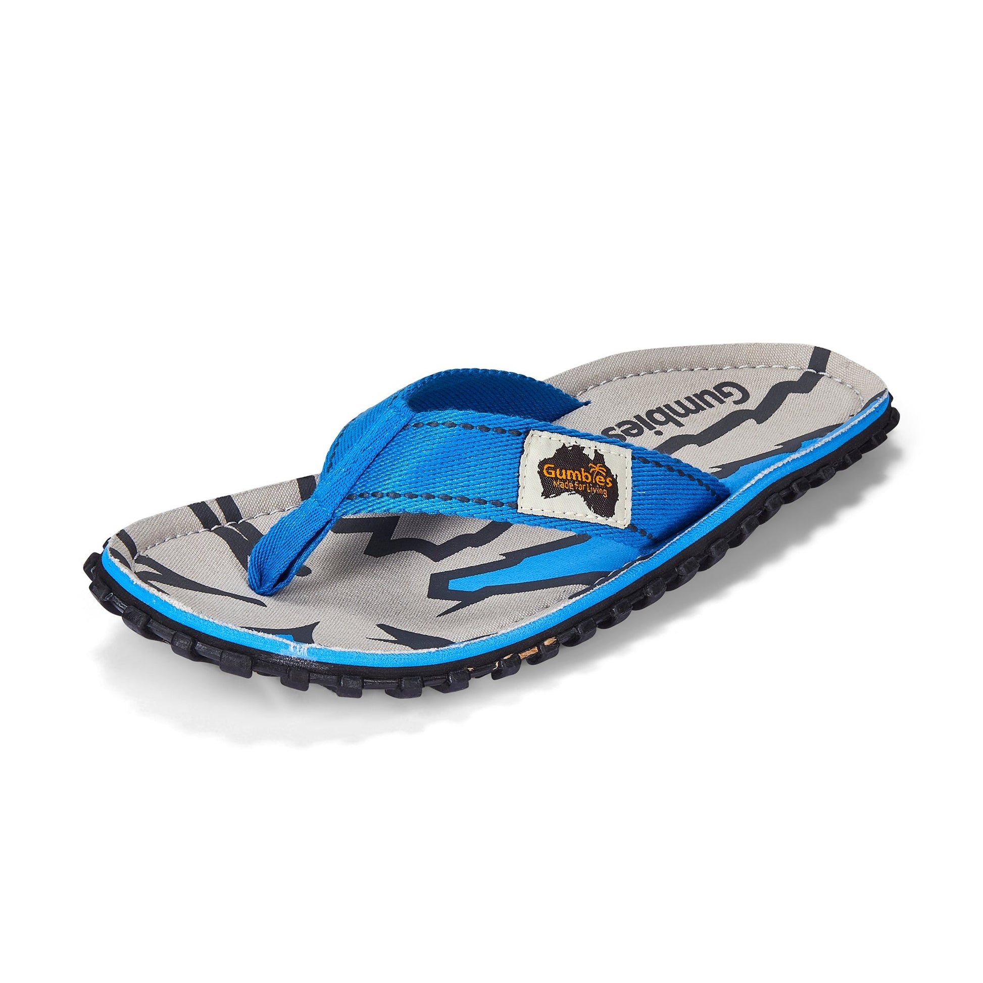 Gumbies Islander Flip-Flops - Men's - Blue Palms - Angler's Pro Tackle & Outdoors