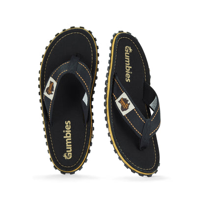 Gumbies Islander Flip-Flops - Men's - Classic Black - Angler's Pro Tackle & Outdoors