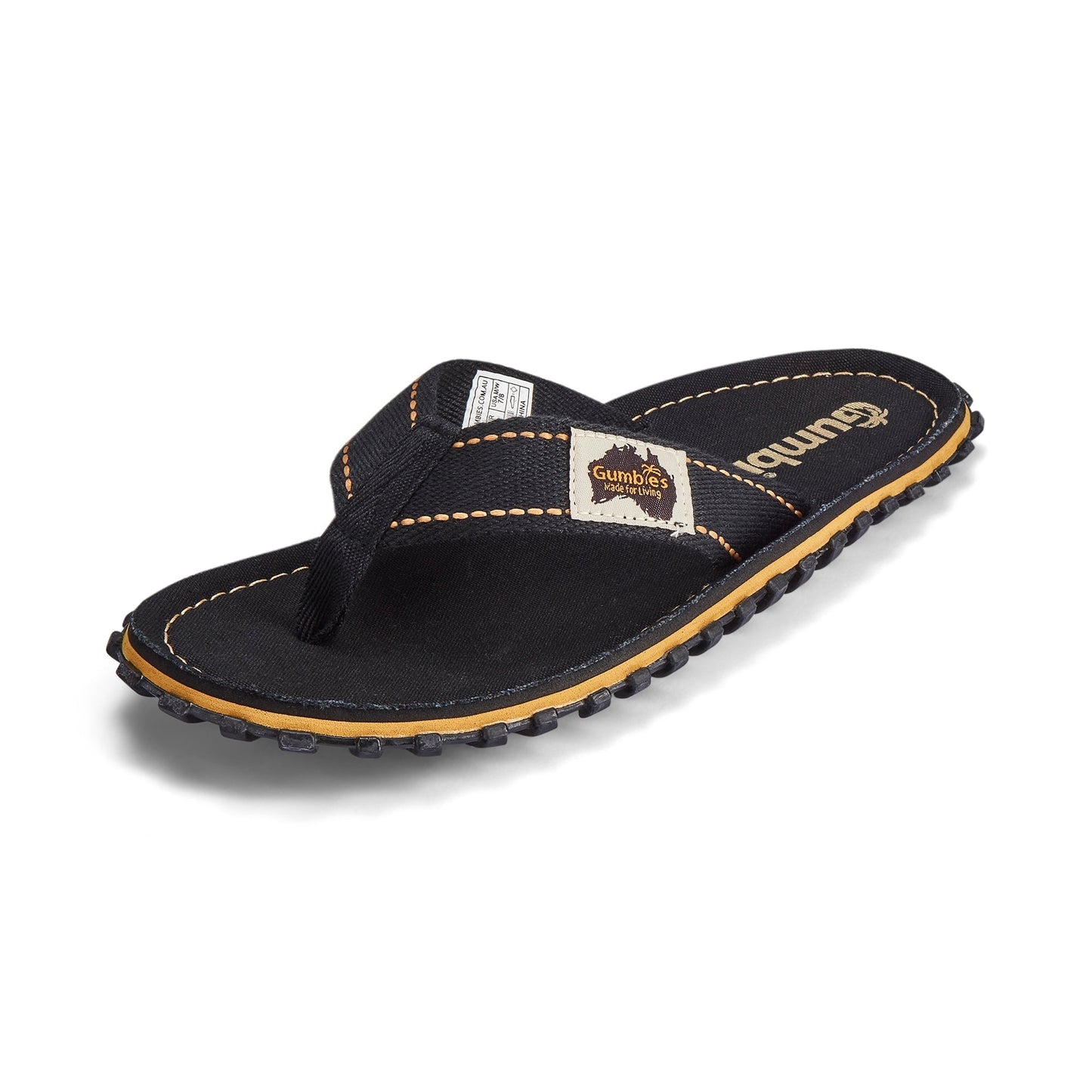 Gumbies Islander Flip-Flops - Men's - Classic Black - Angler's Pro Tackle & Outdoors